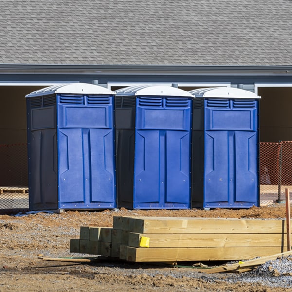 are there any restrictions on what items can be disposed of in the portable toilets in Crane Hill